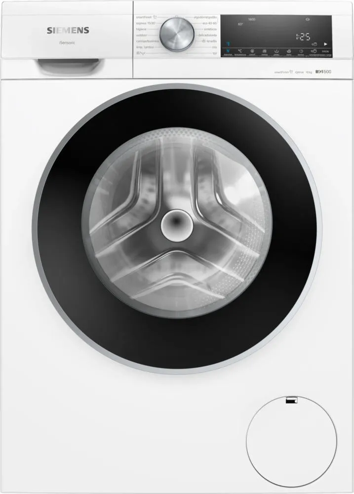 Siemens iQ500 WG56G2Z0ES çamaşır makinesi Önden yüklemeli 10 kg 1600 RPM Beyaz Çamaşır Makineleri