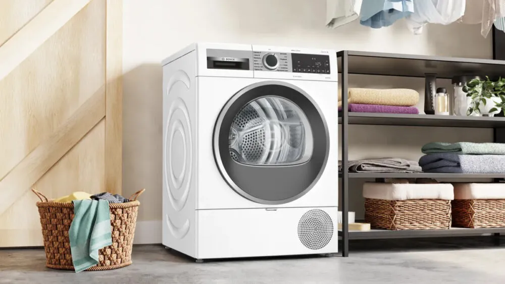 Bosch WQG233C1CH kurutucu Solo Önden yüklemeli 8 kg Beyaz Thumbnail 3