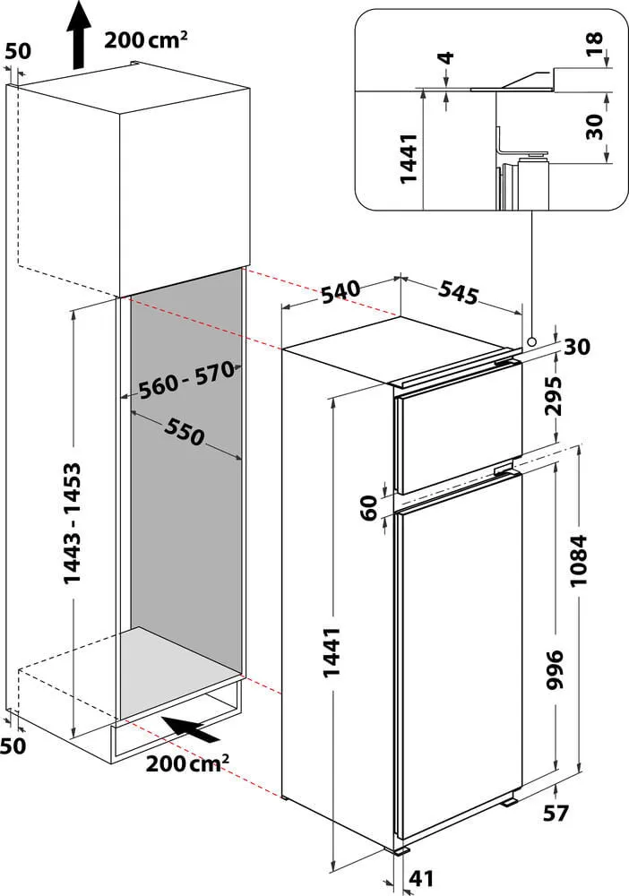 Indesit IND T14 1 859991662370 218 Litre Buzdolabı Thumbnail 1