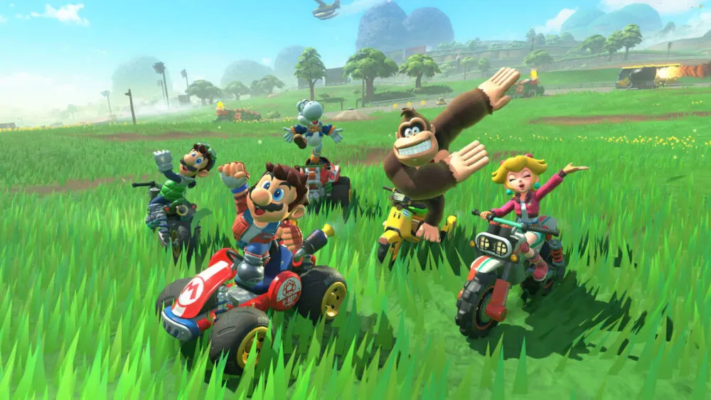 Nintendo Mario Kart World standart Almanca, Flemenkçe, İngilizce, Fransızca, İtalyan, Japonca, Korece, Portekizce, Rusça Nintendo Switch 2 Thumbnail 6
