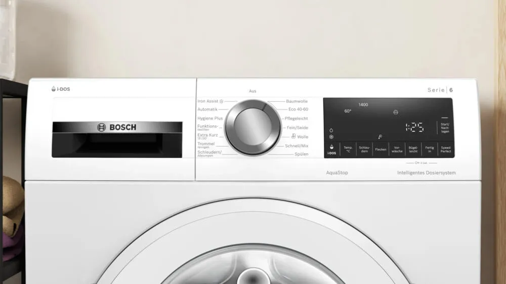 Bosch Serie 6 WGG244F90 çamaşır makinesi Önden yüklemeli 9 kg 1351 RPM Beyaz Thumbnail 1