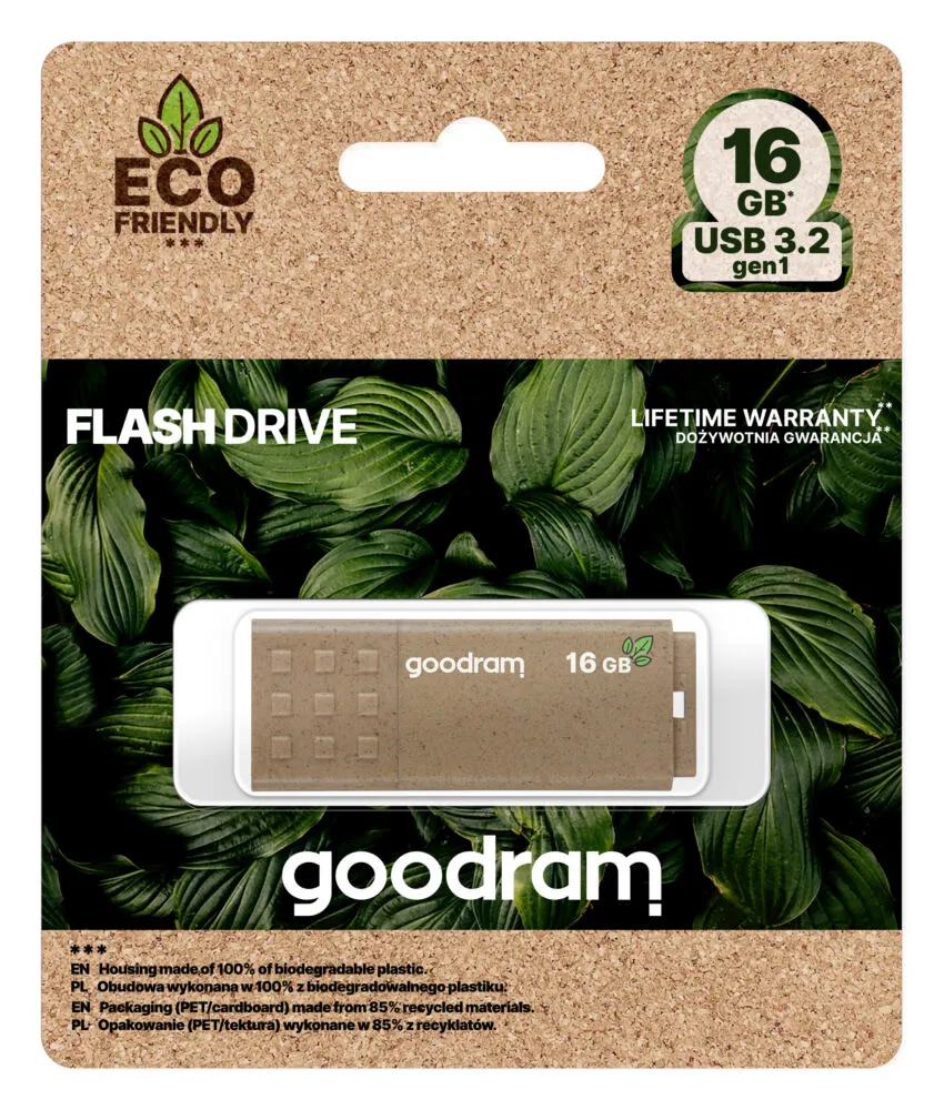 Goodram UME3 Eco Friendly 16 GB UME3-0160EFR11 USB 3.2 Flash Bellek Thumbnail 7