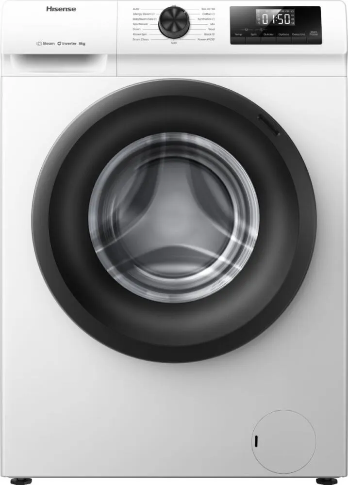 Hisense WF1Q8041BW çamaşır makinesi Önden yüklemeli 8 kg 1400 RPM Beyaz Çamaşır Makineleri