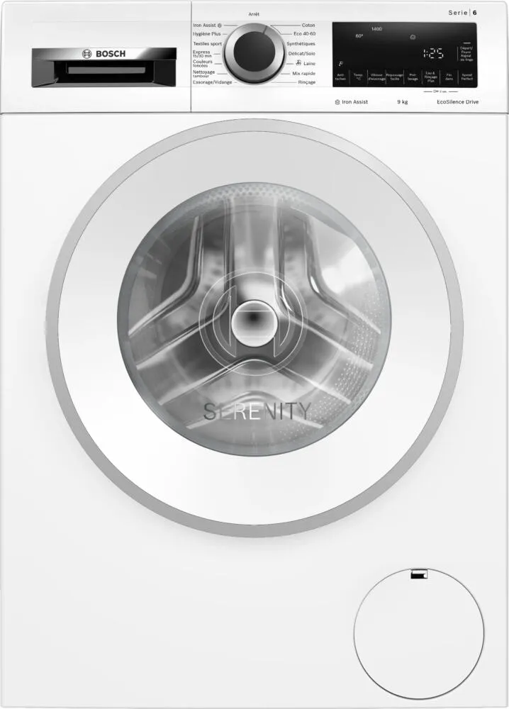 Bosch Serie 6 WGG244Z1FR çamaşır makinesi Önden yüklemeli 9 kg 1400 RPM Beyaz Çamaşır Makineleri