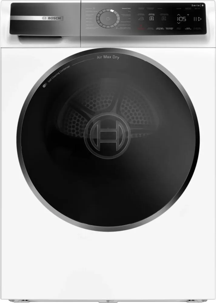 Bosch Serie 8 WRB247C6FG kurutucu Solo Önden yüklemeli 9 kg Beyaz Kurutma Makinesi