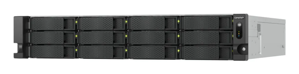 QNAP TS-h1277AXU-RP-R7-32G NAS Yatay (2U) AMD Ryzen™ 7 32 GB DDR5 240 TB QNAP QTS Alüminyum, Siyah Thumbnail 3