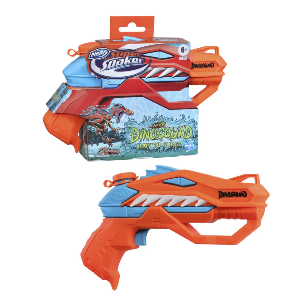 Nerf Super Soaker DinoSquad Raptor-Surge F27955L00 Oyuncak Silah Thumbnail 4