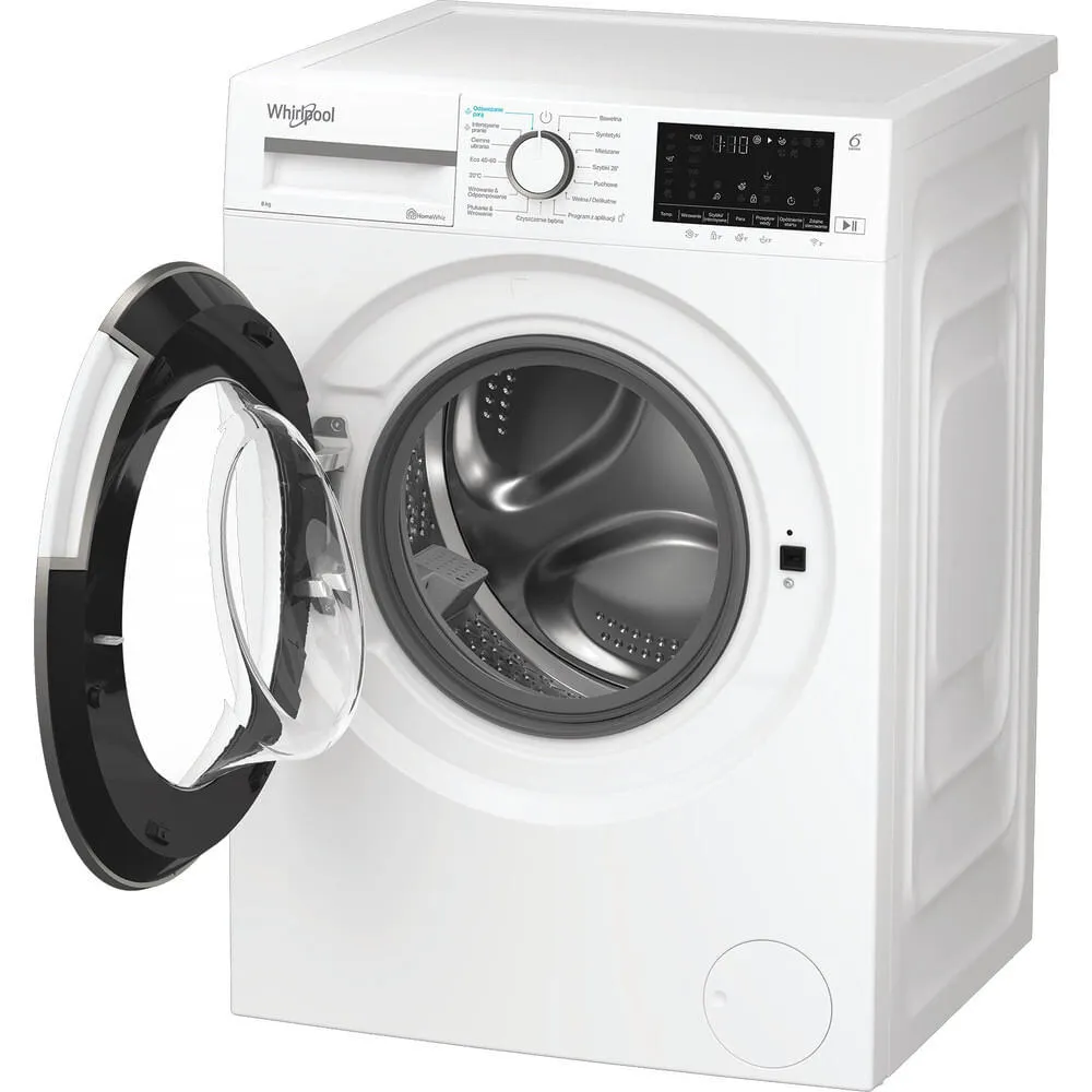 Whirlpool WAM 87W PL çamaşır makinesi Önden yüklemeli 8 kg 1400 RPM Beyaz Thumbnail 3