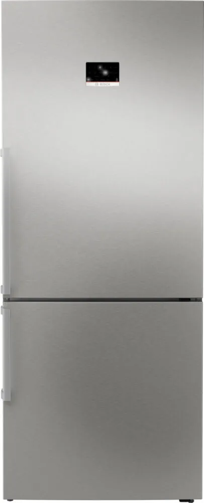 Bosch Serie 8 KGP76AIC0N donduruculu buz dolabı Solo 526 l Paslanmaz çelik Buzdolabı