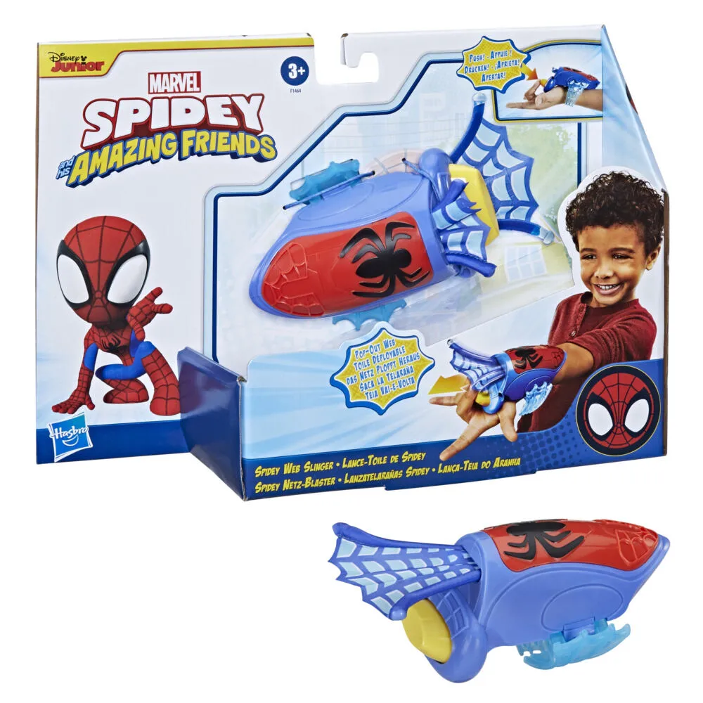 Hasbro Marvel Spidey Web Slinger F14645L6 Oyuncak ağ fırlatıcı Oyuncak Silah Thumbnail 1