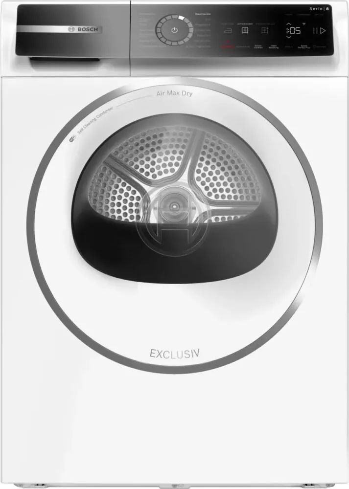 Bosch WRB247C90 kurutucu Solo Önden yüklemeli 9 kg Beyaz Kurutma Makinesi