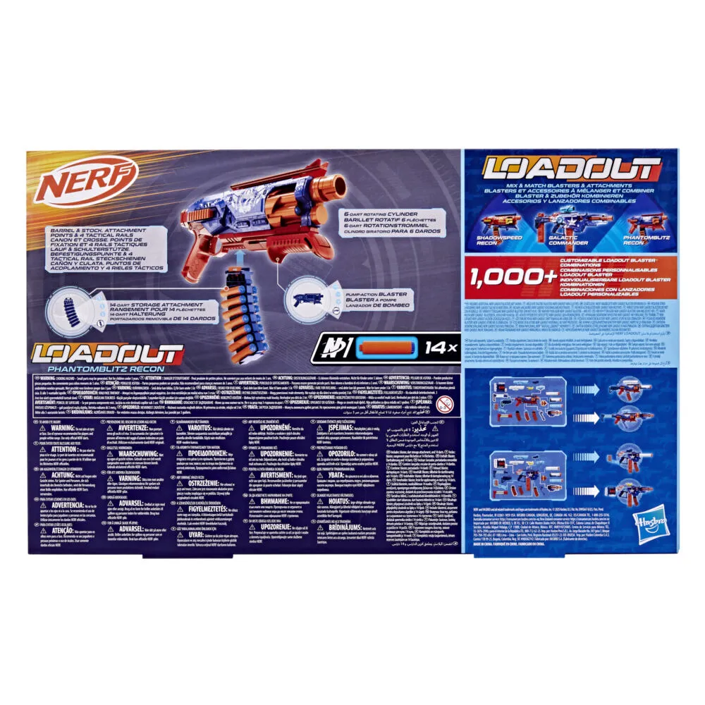 Nerf Loadout Phantomblitz Recon Dart Tabancası Thumbnail 3