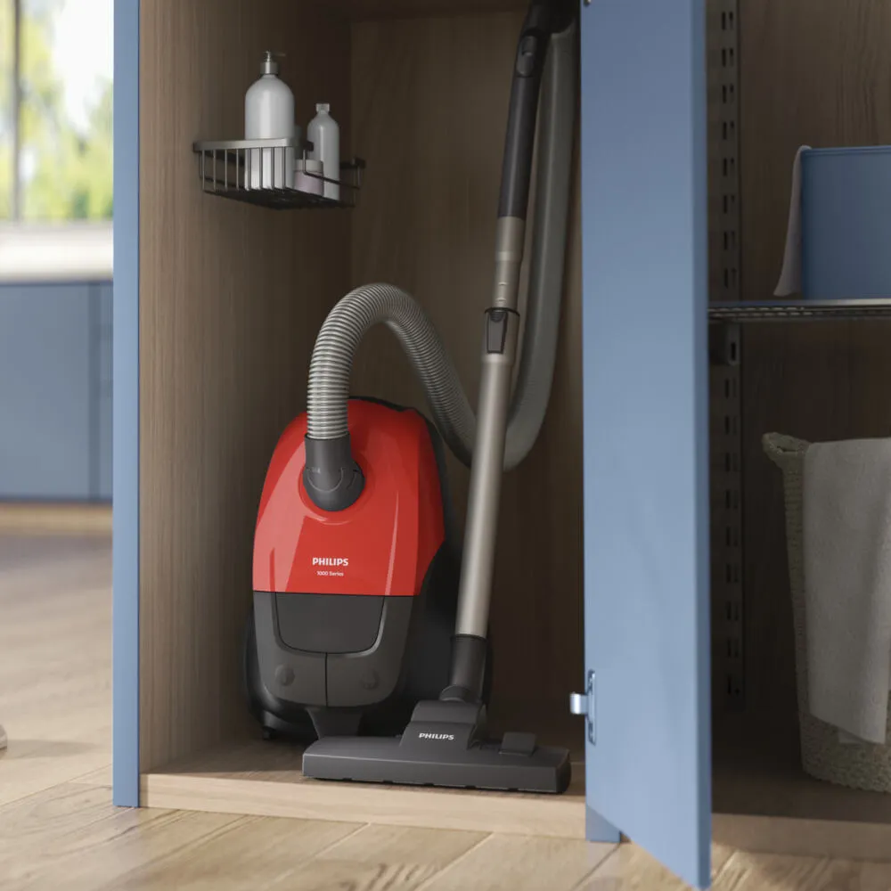 Philips 1000 series XD1111/10 elektrik süpürgesi 3 l Silindir vakum Kuru 800 W Toz torbası Elektrikli Süpürge