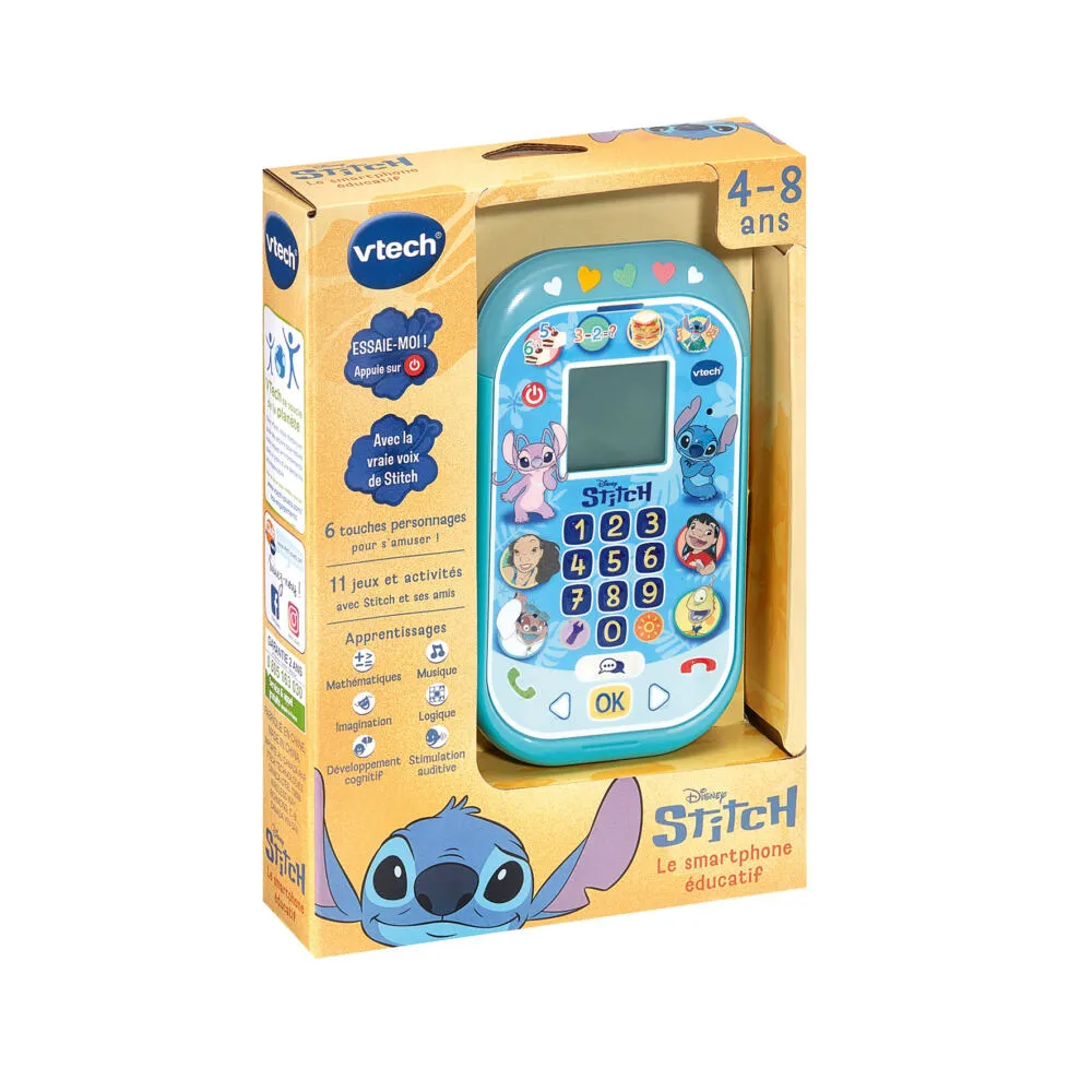VTech STITCH - LE SMARTPHONE ÉDUCATIF 80-586005 Thumbnail 9