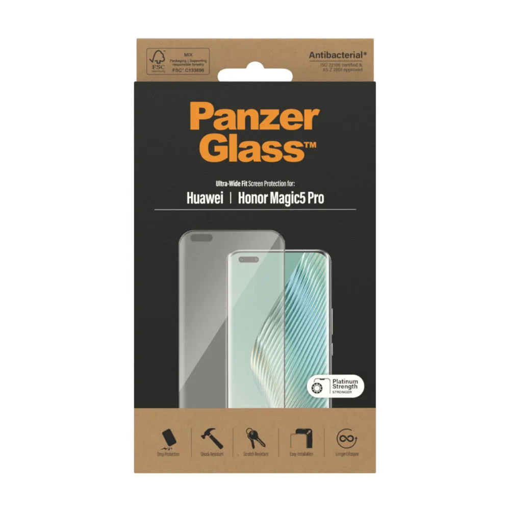 PanzerGlass® Screen Protector Honor Magic5 Pro 5G | Ultra Wide Fit 5400 Thumbnail 4