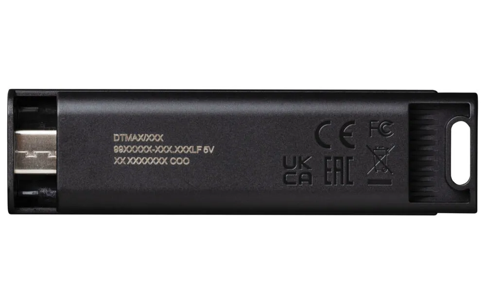 Kingston Technology Max 1 TB DTMAX/1TB Type-C USB 3.2 1000 MB/s Flash Bellek USB Flash Sürücüleri Thumbnail 3