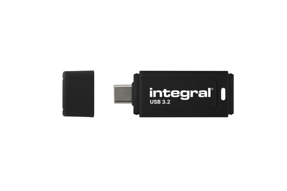 Integral Neon-C INFD1TBBLKC3.2 USB flash sürücü 1 TB USB C Tipi 3.2 Gen 1 (3.1 Gen 1) Siyah USB Bellek
