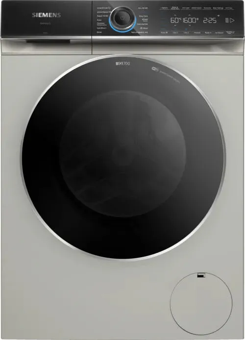 Siemens iQ700 WG56B2A3GB çamaşır makinesi Önden yüklemeli 10 kg 1600 RPM Gümüş Çamaşır Makineleri