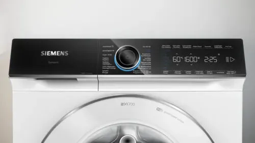 Siemens iQ700 WG56B20SFG çamaşır makinesi Önden yüklemeli 10 kg 1600 RPM Beyaz Thumbnail 1