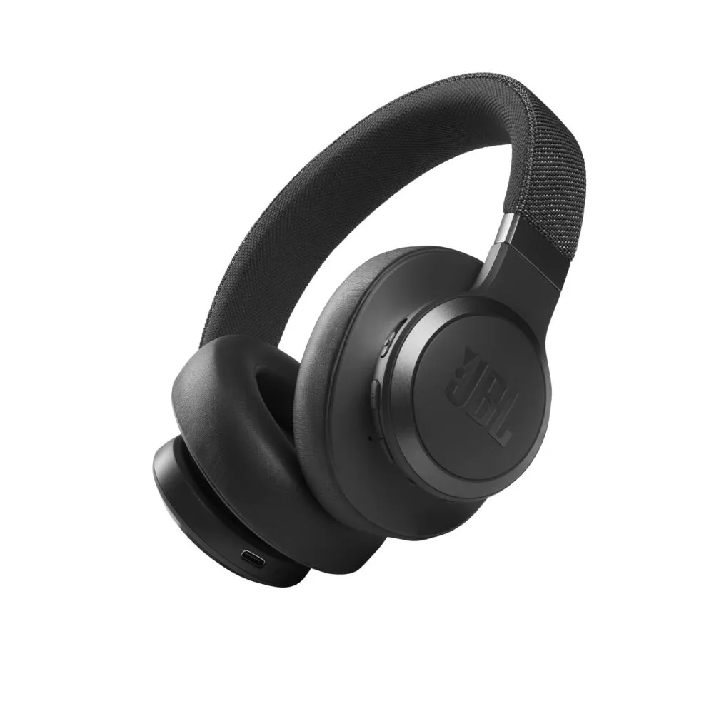 JBL Live 660NC Kulaklık Kablolu & Kablosuz Saç bandı Aramalar/Müzik USB C Tipi Bluetooth Siyah