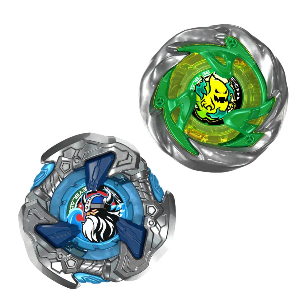 Beyblade X Circle Ghost 4-60LR UX & Hack Viking 4-55O UX İkili Paket Seti Aktif ve Beceri Oyuncakları