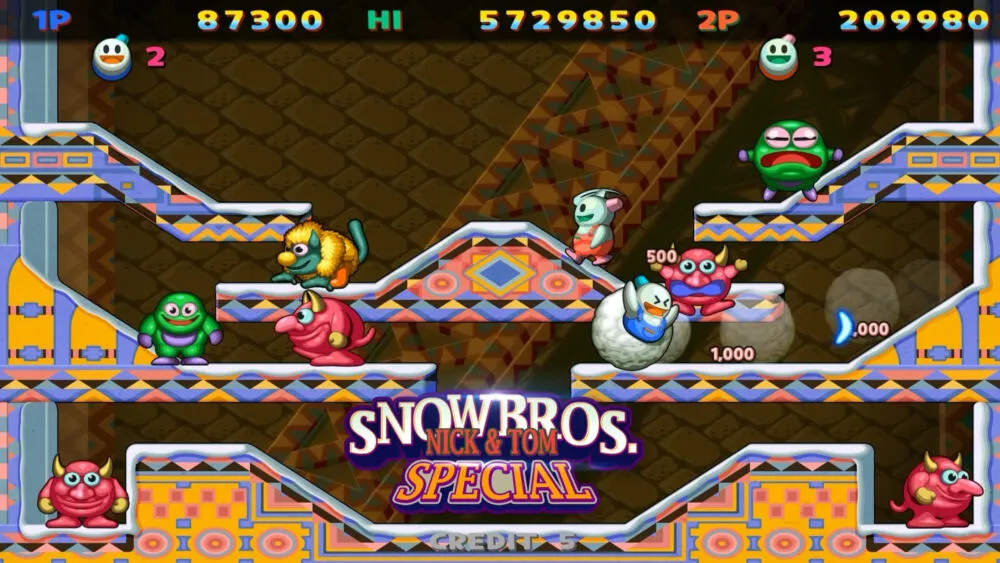 Nintendo SNOW BROS. SPECIAL İngilizce, Japonca, Korece, Basitleştirilmiş Çince, Geleneksel Çince Nintendo Switch Oyun