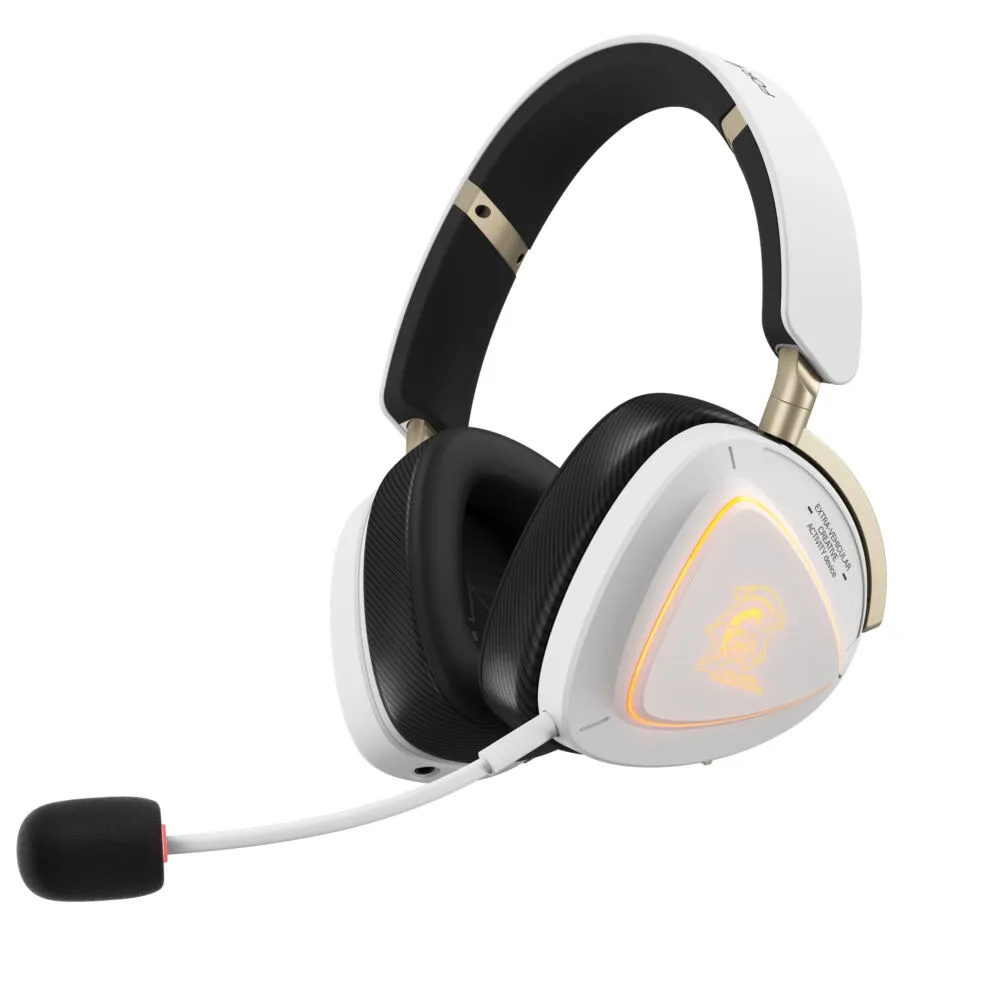 ASUS ROG Delta II-KJP Kulaklık Kablolu & Kablosuz Saç bandı Oyun Bluetooth Siyah, Beyaz