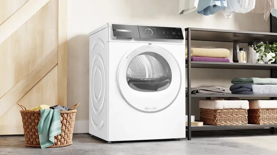 Bosch WRB247C90 kurutucu Solo Önden yüklemeli 9 kg Beyaz Thumbnail 3