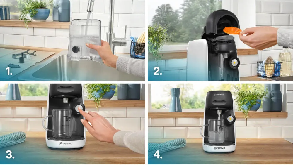 Bosch Tassimo Finesse TAS1640 kahve makinesi Tam otomatik Kapsül kahve makinesi 0,7 l Thumbnail 5