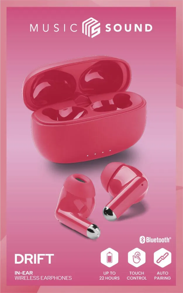 Music Sound 8018080495267 BTMSTWSDRIFTP Bluetooth Kulaklık Thumbnail 1