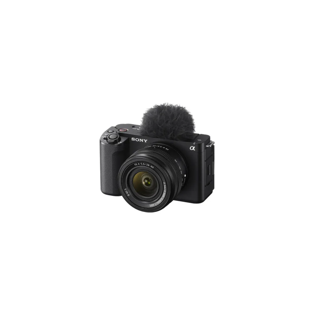Sony ZV-E1 + FE 28-60mm F4-5.6 MILC Gövde 12,1 MP Exmor R CMOS 4240 x 2832 Piksel Siyah Digital Kame