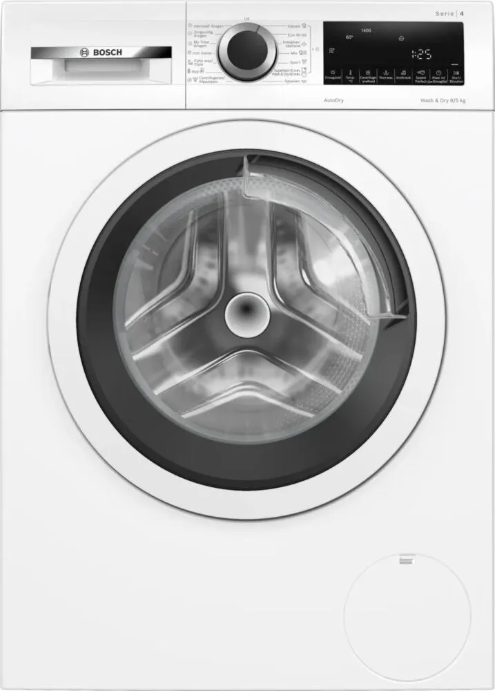 Bosch Serie 4 WNA13400NL çamaşır kurutma makinesi Solo Önden yüklemeli Beyaz Kurutmalı Çamaşır Makinesi