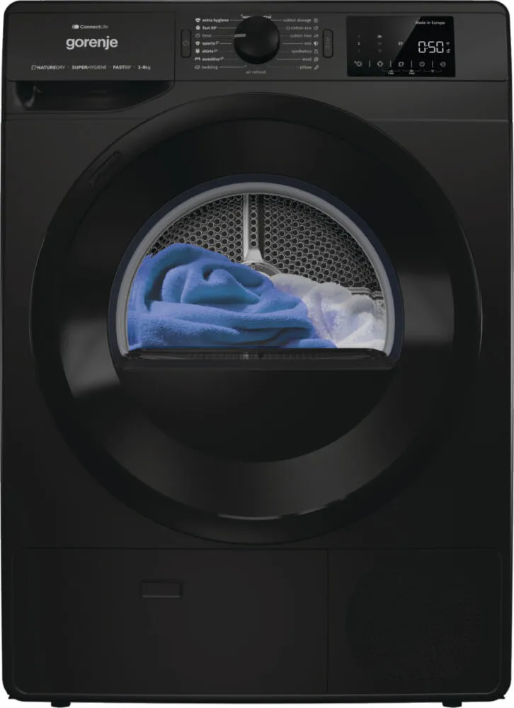 Gorenje DPNE82GNLWIFI/B 744493 8 kg Isı Pompalı Kurutma Makinesi Thumbnail 13