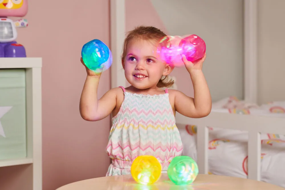 Tickit Small Irregular Sensory Flashing Ball Set 72209 Thumbnail 1
