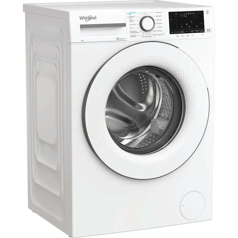 Whirlpool WAM 87W PL çamaşır makinesi Önden yüklemeli 8 kg 1400 RPM Beyaz Çamaşır Makineleri