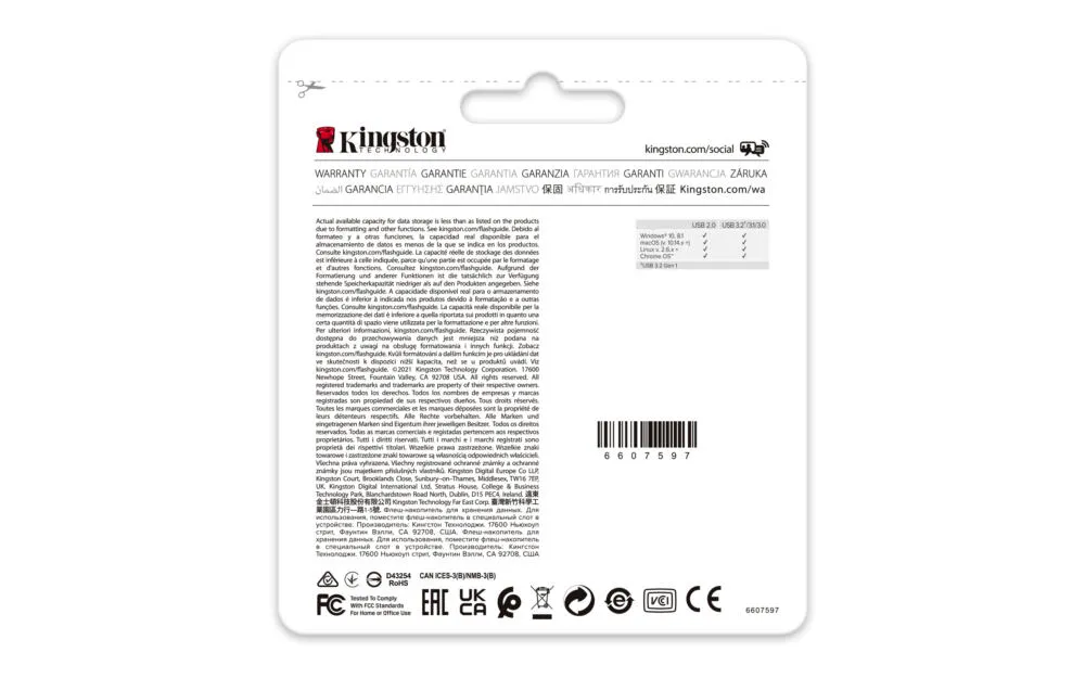 Kingston Technology DataTraveler Exodia M DTXM/64GB 64 GB USB 3.2 Flash Bellek Thumbnail 11