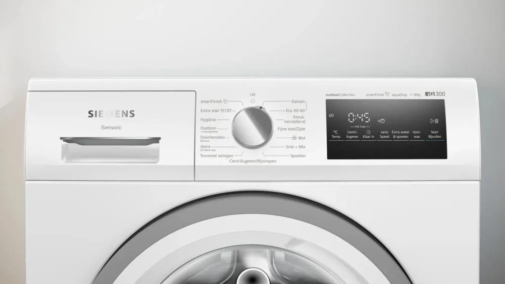 Siemens iQ300 WM14N299NL çamaşır makinesi Önden yüklemeli 8 kg 1400 RPM Beyaz Thumbnail 1