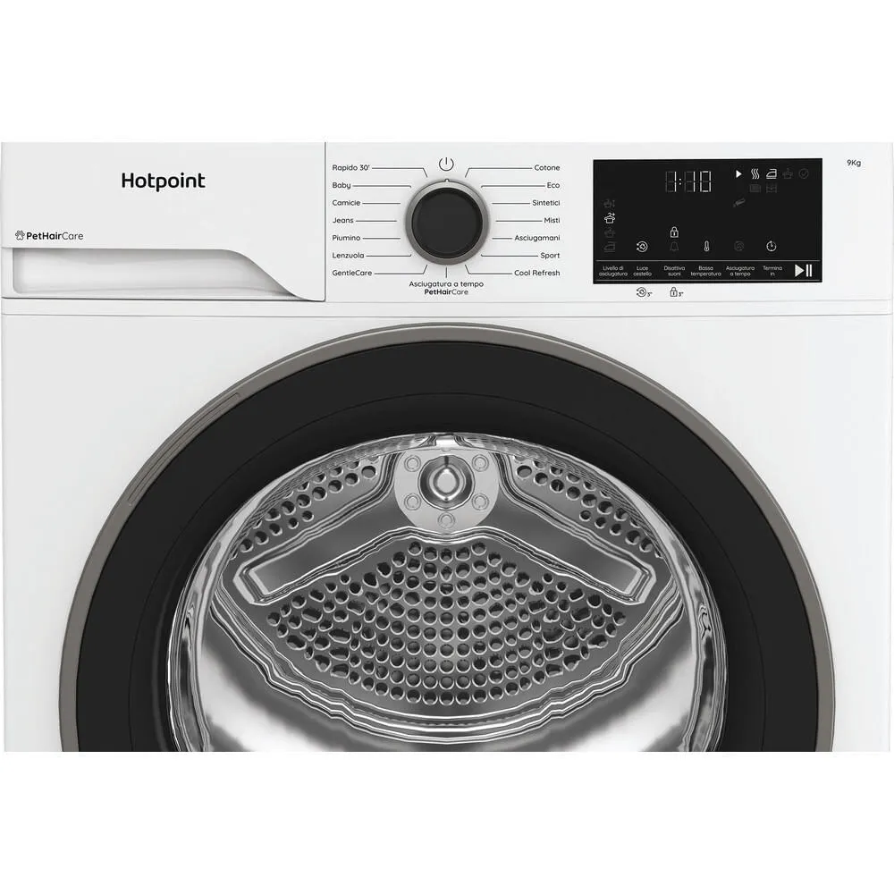 Hotpoint HPT 93D BS IT 869991720490 9 kg Isı Pompalı Kurutma Makinesi Thumbnail 7