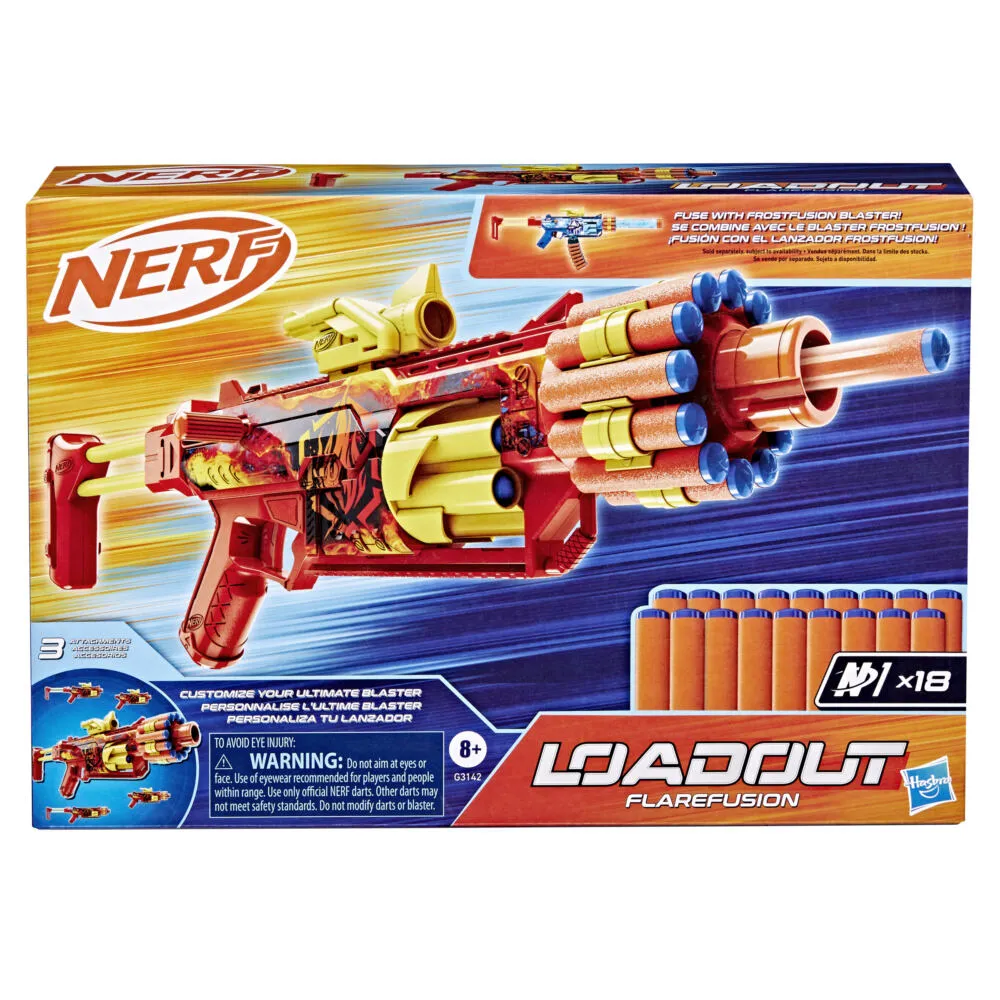 Nerf Loadout FlareFusion Dart Tabancası Oyuncak Silah