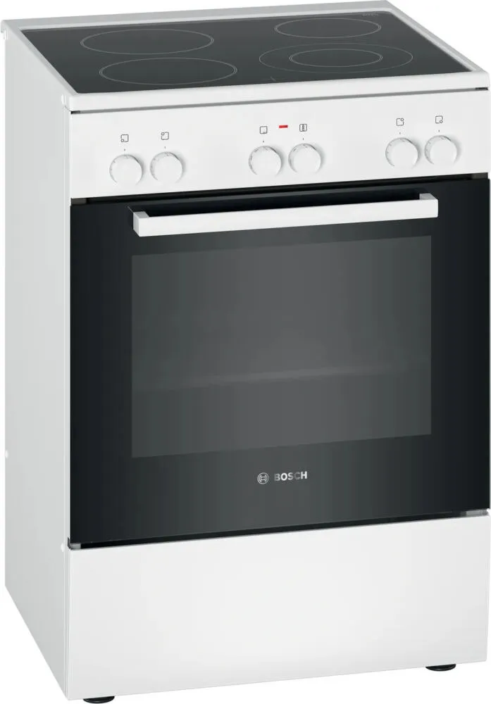 Bosch Serie 2 HKL090120 Ocaklı fırın Bağımsız ocak Elektrik Seramik Beyaz
