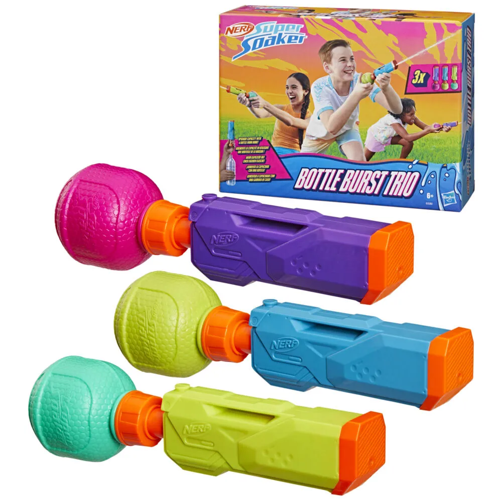 Nerf Super Soaker Bottle Burst Trio Thumbnail 2
