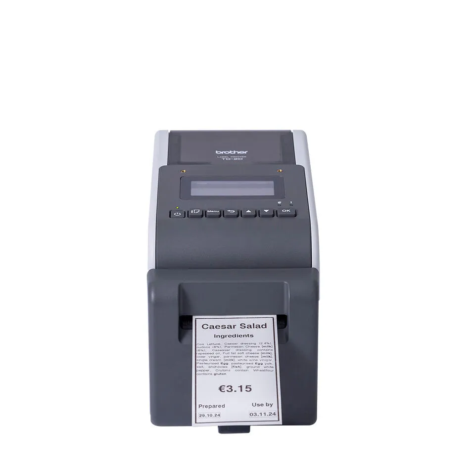 Brother TD-2350DFC203 etiket yazıcı Doğrudan termal 203 x 203 DPI 152,4 mm/saniye Kablolu & Kablosuz Ethernet LAN bağlantısı Bluetooth Thumbnail 3