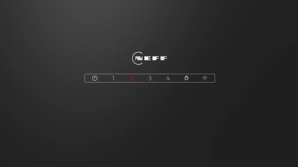 Neff D65IFN1S0B ocak bacası Duvara monteli Siyah 431 m³/Saat Thumbnail 3