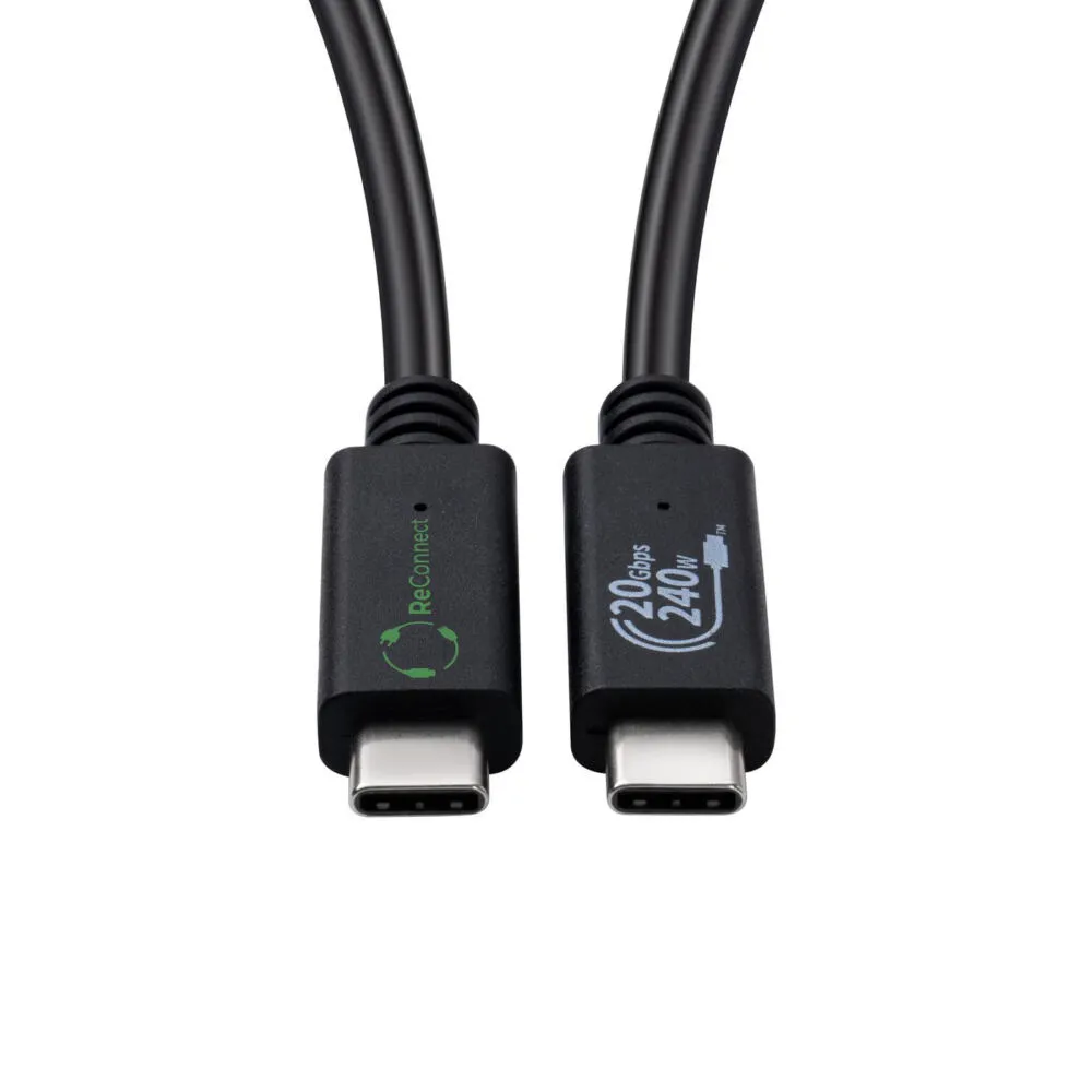 Microconnect ECO-USB3.2CC1 USB C to USB C (1 m) USB Kablosu Thumbnail 4
