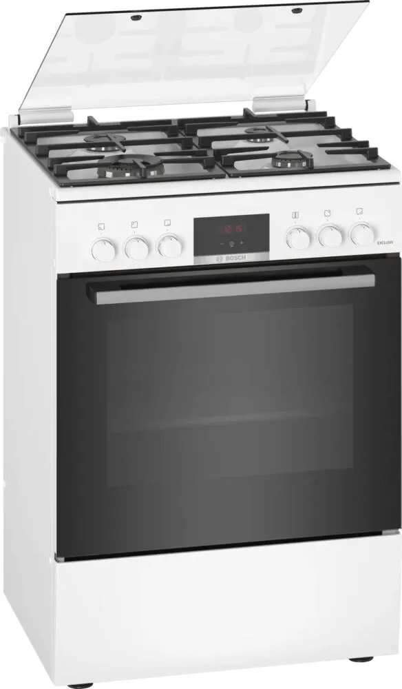 Bosch Serie 4 HXN390I20N Ocaklı fırın Bağımsız ocak Elektrik Gaz Beyaz
