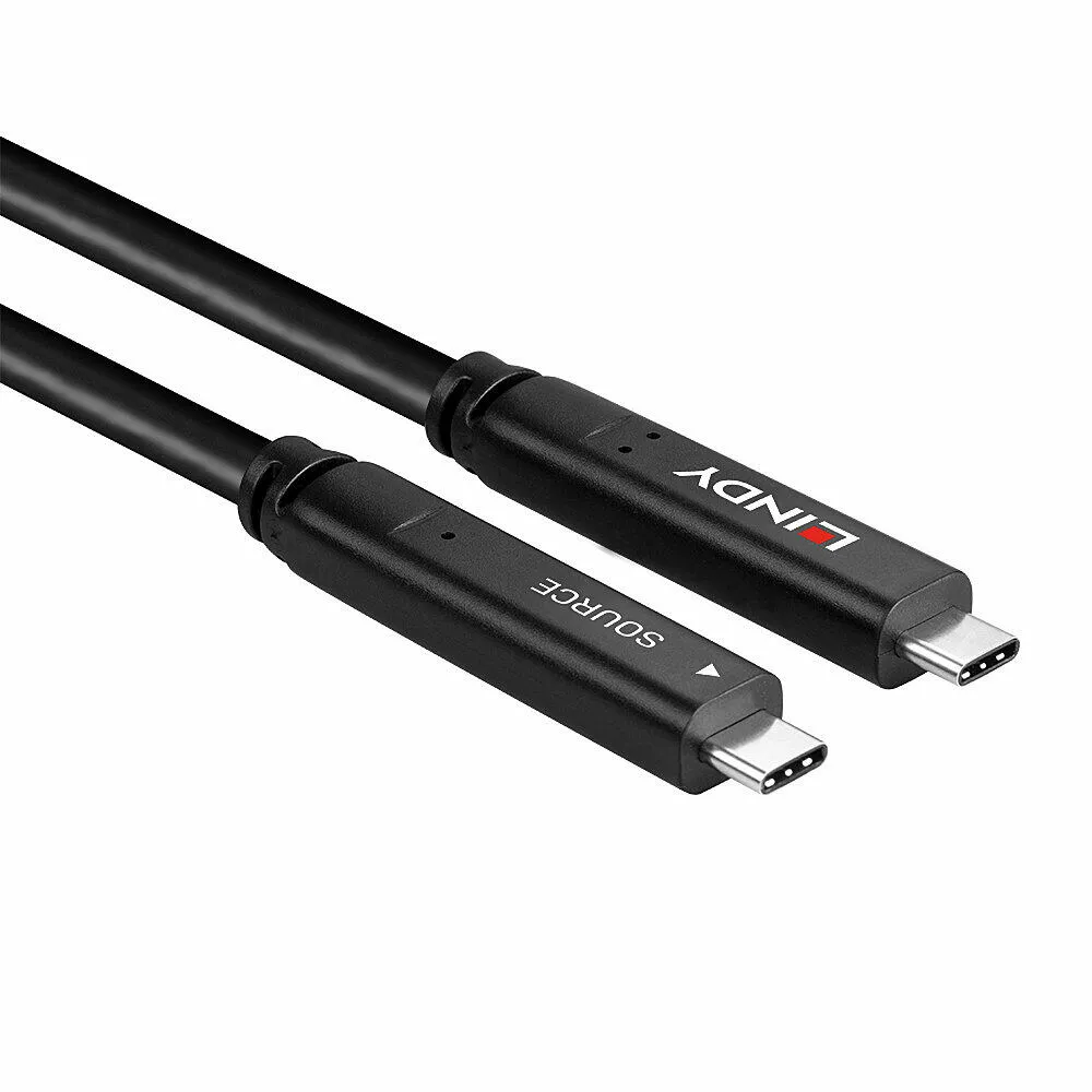 Lindy 43399 USB C to USB C (15 m) USB Kablosu Thumbnail 3