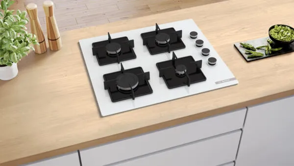 Bosch POP6C2P30O Ocaklı fırın Beyaz Thumbnail 3