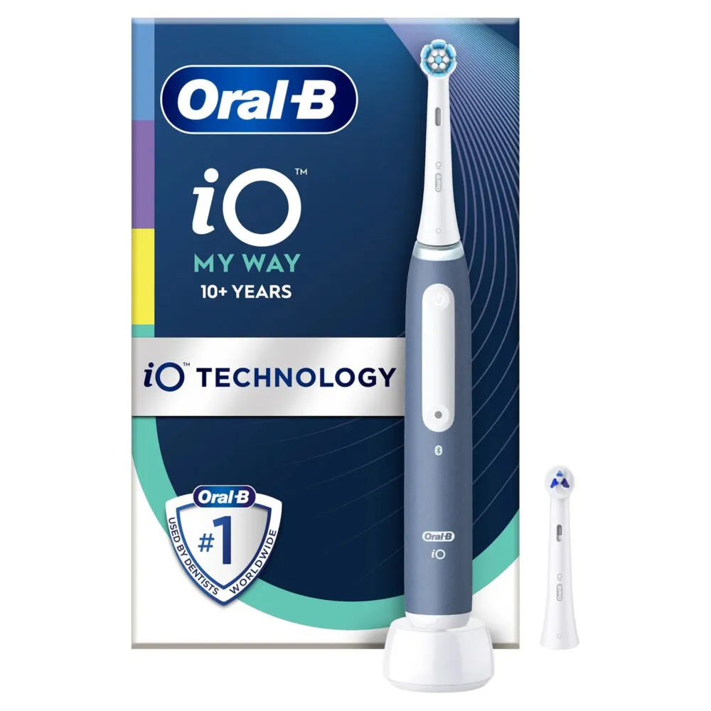Oral-B iO My Way Teens Yetişkin Döner-titreşimli diş fırçası Mavi Şarjlı Diş Fırçaları