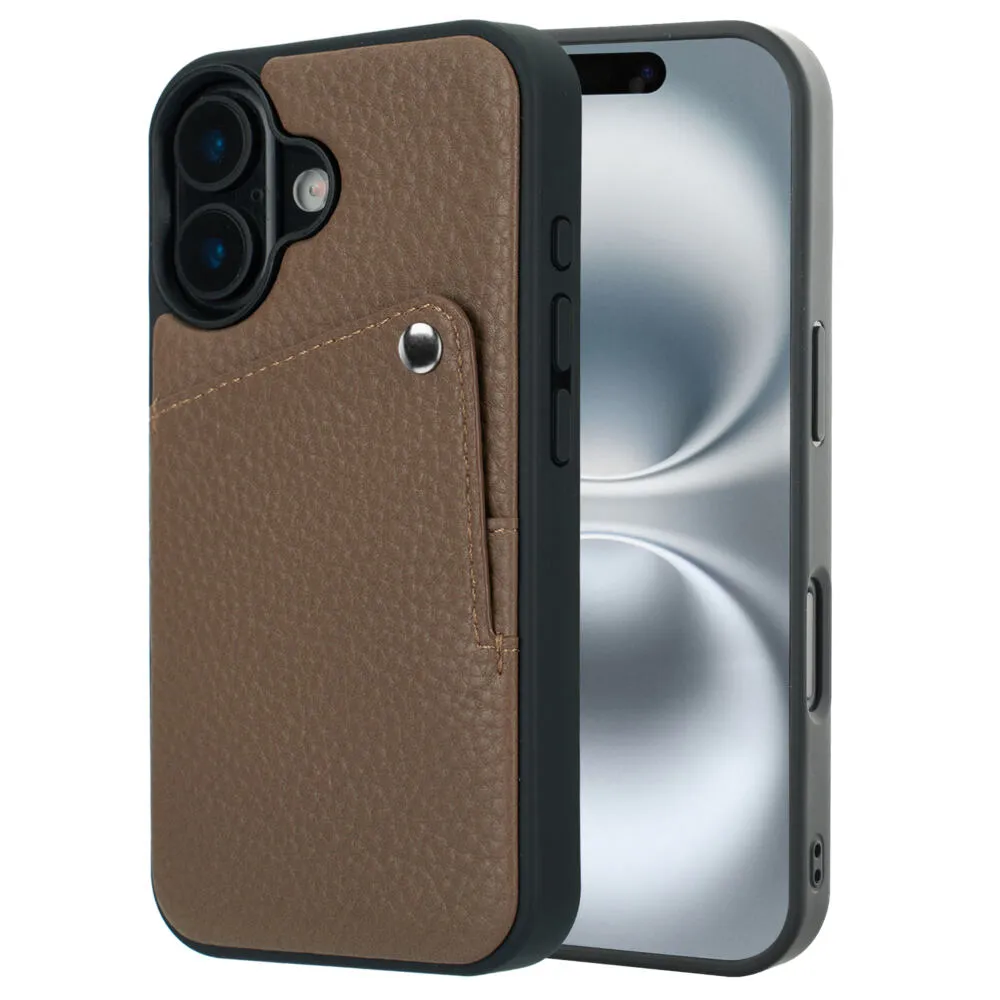 Selencia SH00092139 Cep telefonu kılıfı 15,5 cm (6.1") Kapak Kahverengi Telefon Aksesu