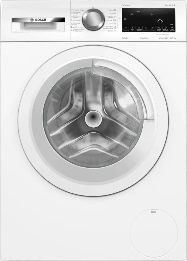 Bosch Serie 4 WNA144V9NL çamaşır kurutma makinesi Solo Önden yüklemeli Beyaz Kurutmalı Çamaşır Makinesi